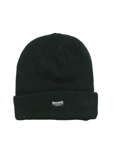 "Thinsulate hat, black, highly insulated image"