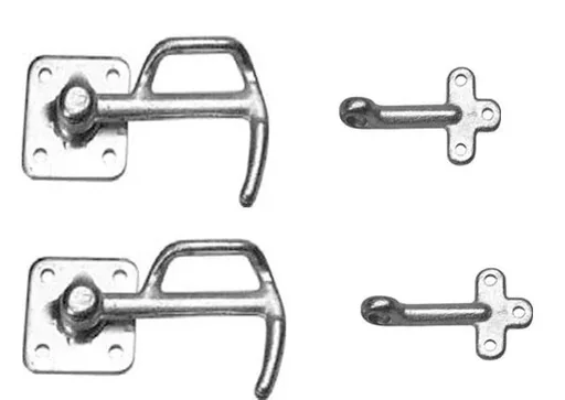 "Side wall lock set, size 1, left + right image"