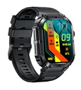 Bluetooth Smartwatch with heart rate, blood pressure and blood oxygen measurement, black