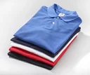 Polo shirt with pique structure, color black, size M