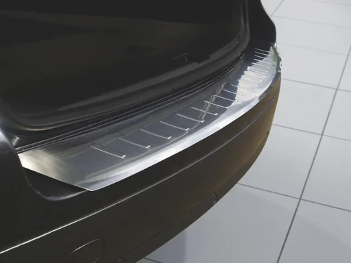 "Loading sill protection VW TOUAREG I FL built from 2007-2010/ stainless steel image"