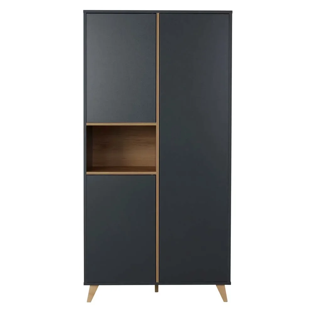 "Quax Loft szafa 2-drzwiowa antracyt image"