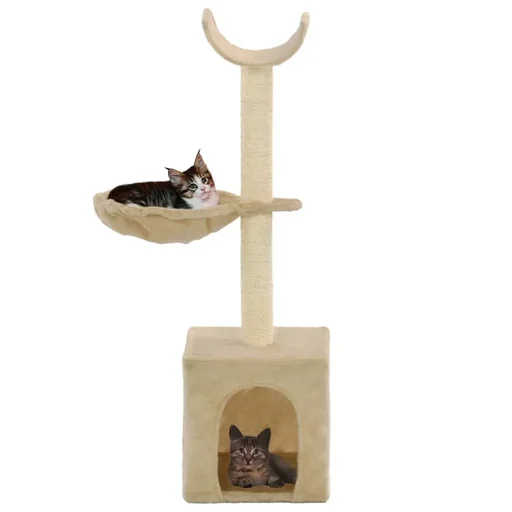 "Cat scratching post with sisal scratchers image"