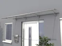Canopy L 270, 270 x 95 x 17 cm, stainless steel, 4 mm satin white
