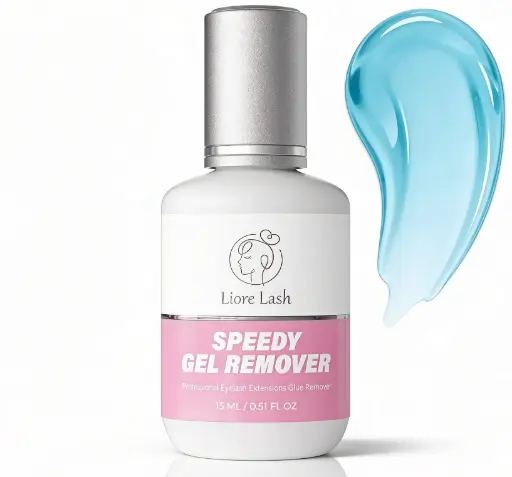 "Żel do usuwania przedłużania rzęs – Liore Lash Szybki remover, Szybkie usuwanie kleju do rzęs w 60 sekund, Profesjonalna formuła żelu do przedłużania rzęs, 15 ml image"