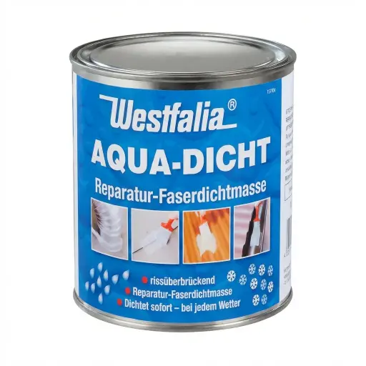 "Aqua Dicht - szara masa uszczelniająca, wzmocniona włóknem, puszka 1 L image"