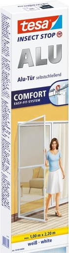 "Drzwi moskitiowe Alu Comfort XXL 120x240 cm, białe image"
