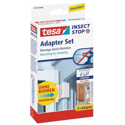 "Zestaw adapterów do moskitiery Alu Comfort, antracyt image"
