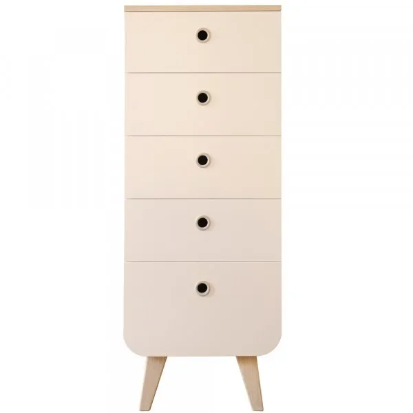 "Komoda Laurette Chiffonier Zen z szufladami, Kolor powierzchni: Rose poudre image"