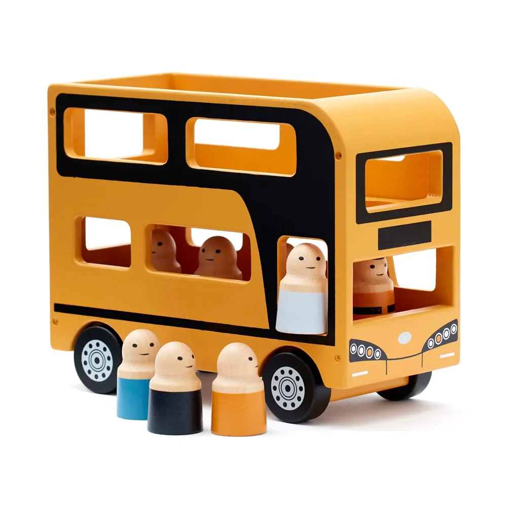 Kids Concept zabawka autobus dwupoziomowy drewno