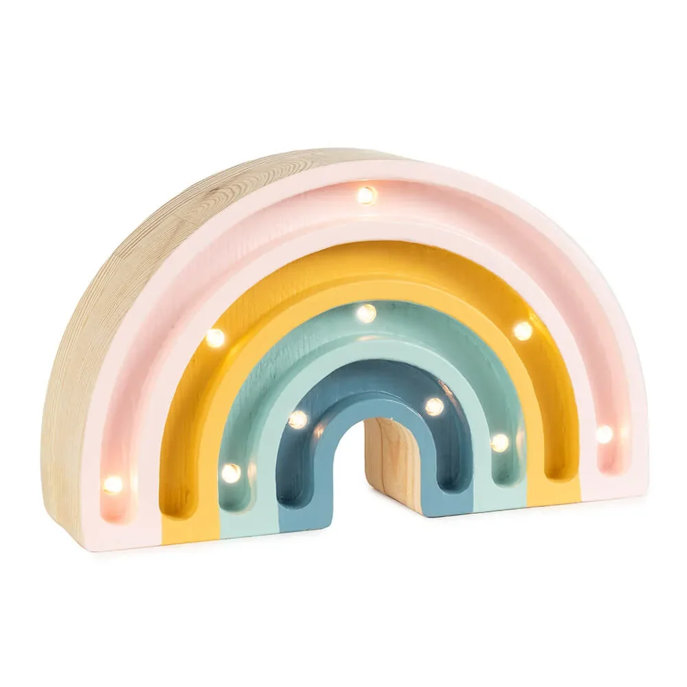 "little lights Led deco lampa dziecięca mini rainbow retro image"