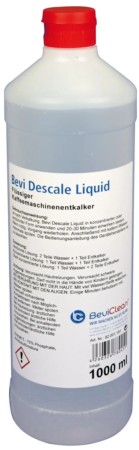 Środek do odkamieniania, odkamieniacz do ekspresu do kawy - Bevi Descale Liquid, 1 L