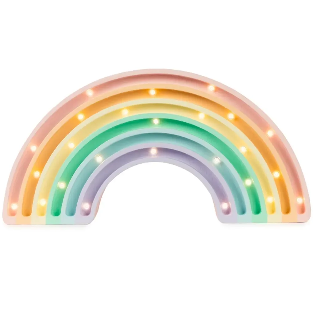 "little lights Led deco children's lamp rainbow pastel image"