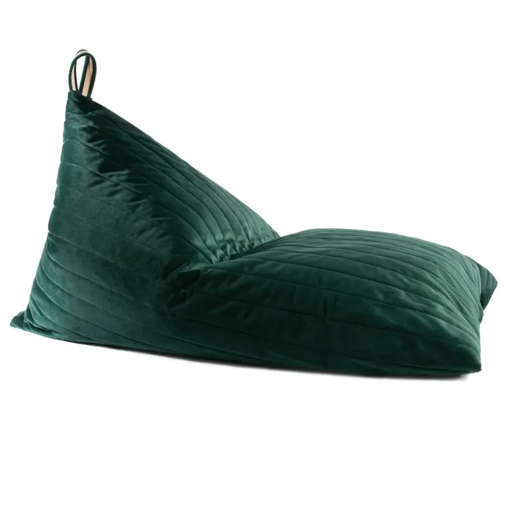 "Nobodinoz beanbag "Essaouira" Savanna velvet green image"