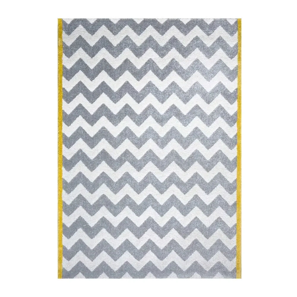 "Dywan szary biały Zigzag Art for Kids, Rozmiar: 160 x 230 cm image"