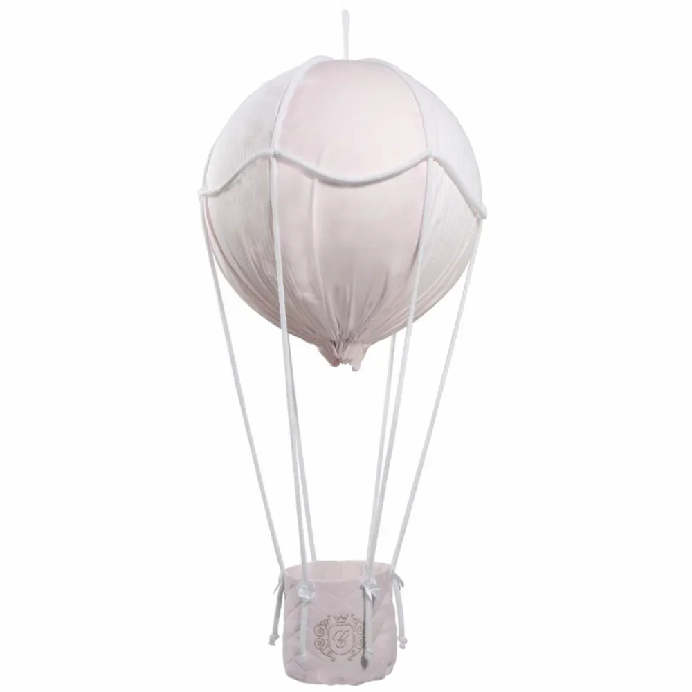 "Caramella deco hot air balloon złoty emblemat różowy, Wersja: mały image"