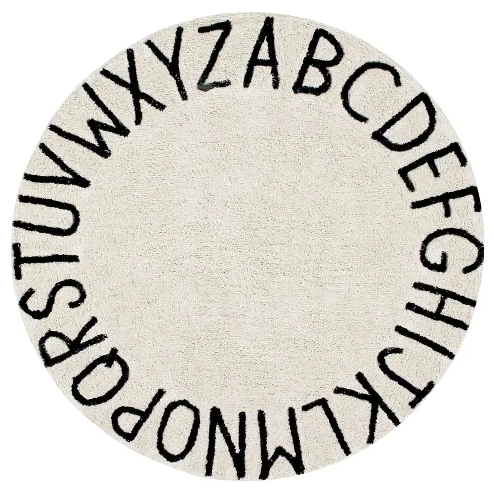 "Lorena Canals okrągły dywan ABC natura image"