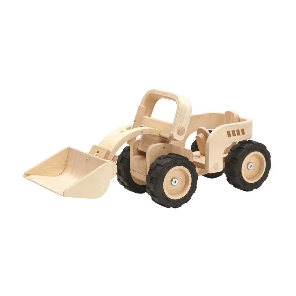 Drewniana koparka dla dzieci marki Plan Toys Bagger