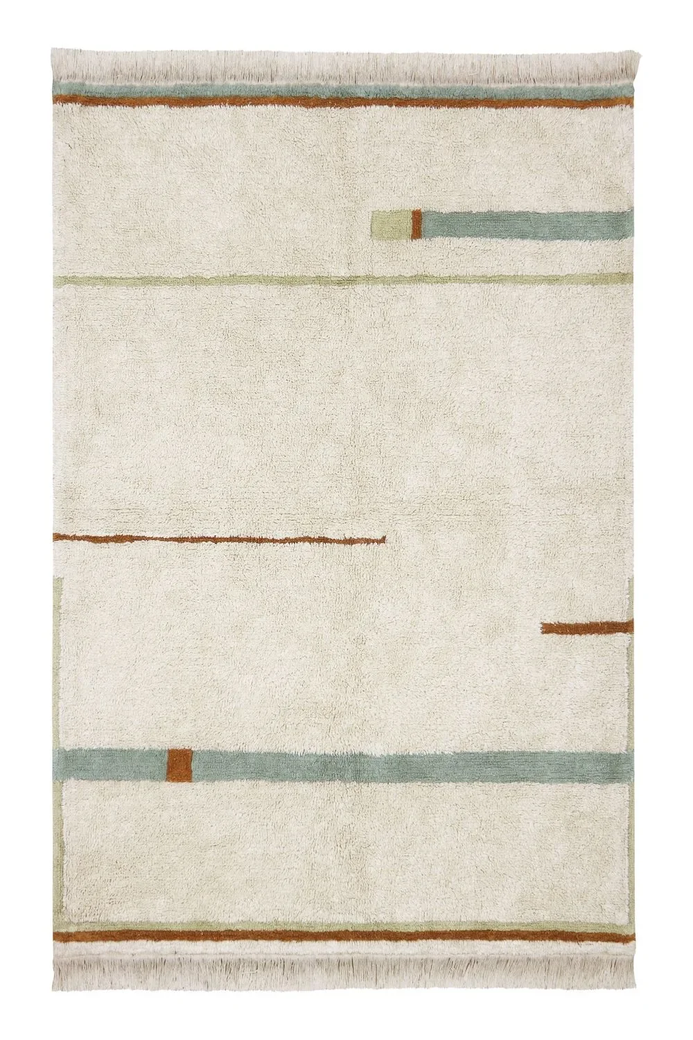 "Lorena Canals Zmywalny dywan - Lanes Vintage Nude, Rozmiar: 90 x 130 cm image"