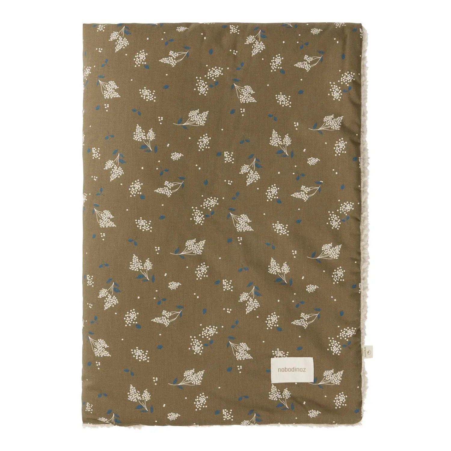 Nobodinoz STORIES Babydecke Neugeborene, 70x100 cm, Braunflieder