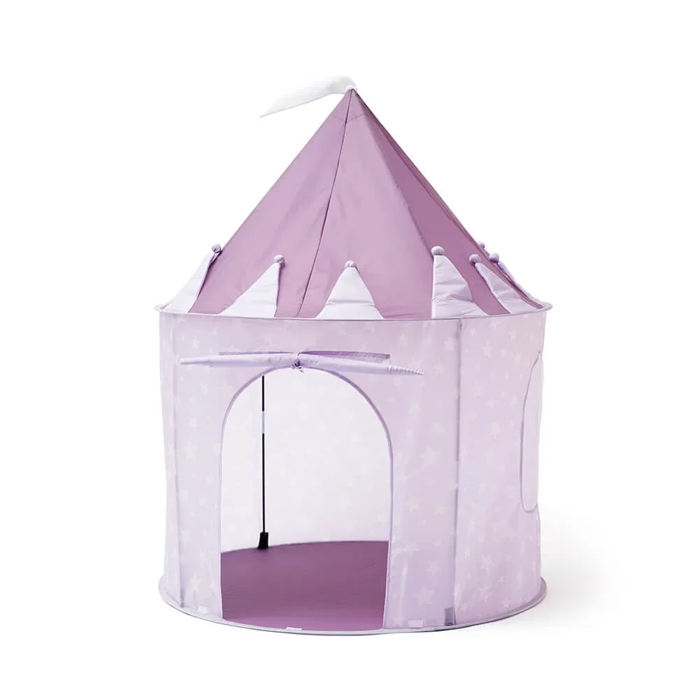 "Kids Concept play tent round stars fioletowy image"