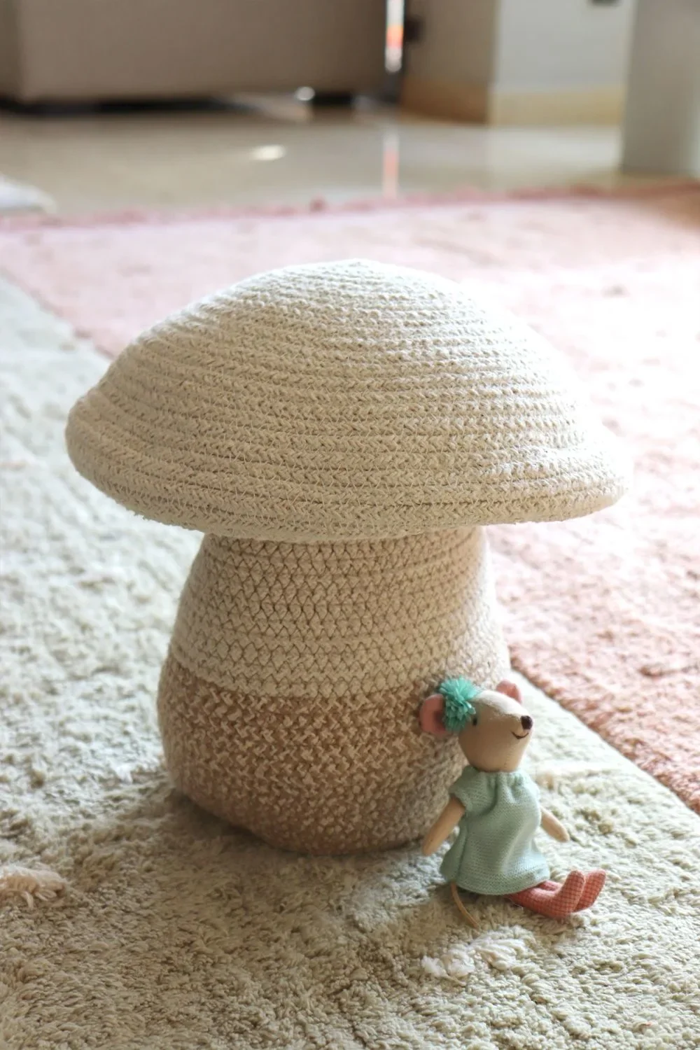 "Kosz do przechowywania zabawek Lorena Canals, Mushroom, 23 x 27 cm image"