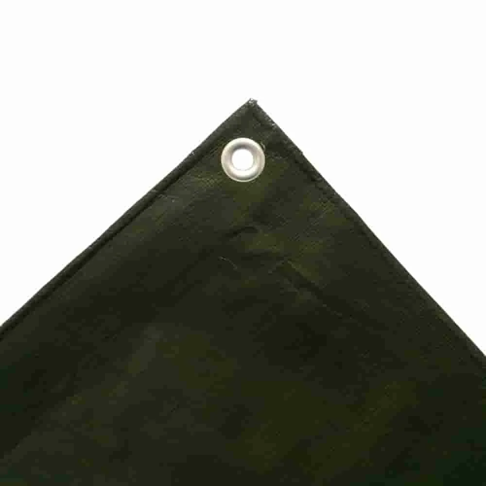 "Plandeka ochronna 10x16m, 210g/m², zielona, wodoszczelna i wytrzymała (160m²) image"
