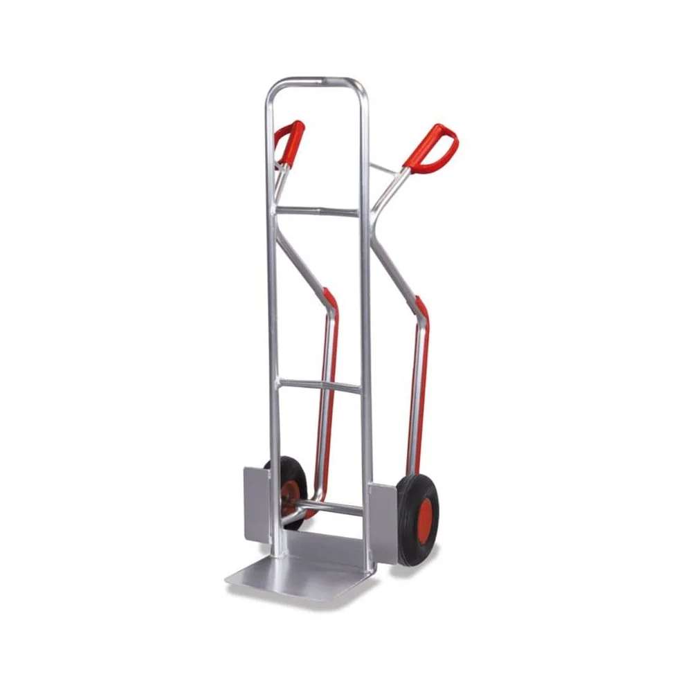 Aluminiowy wózek transportowy 200 kg, wózek schodowy z oponami pneumatycznymi