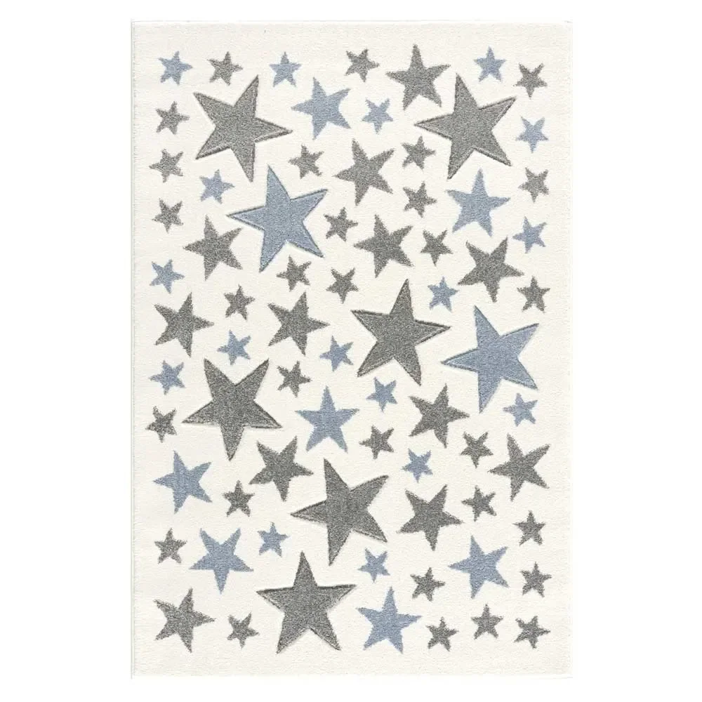 "Livone dywan dziecięcy Stella stars niebieski szary, Rozmiar dywanu: 160 x 230 cm image"