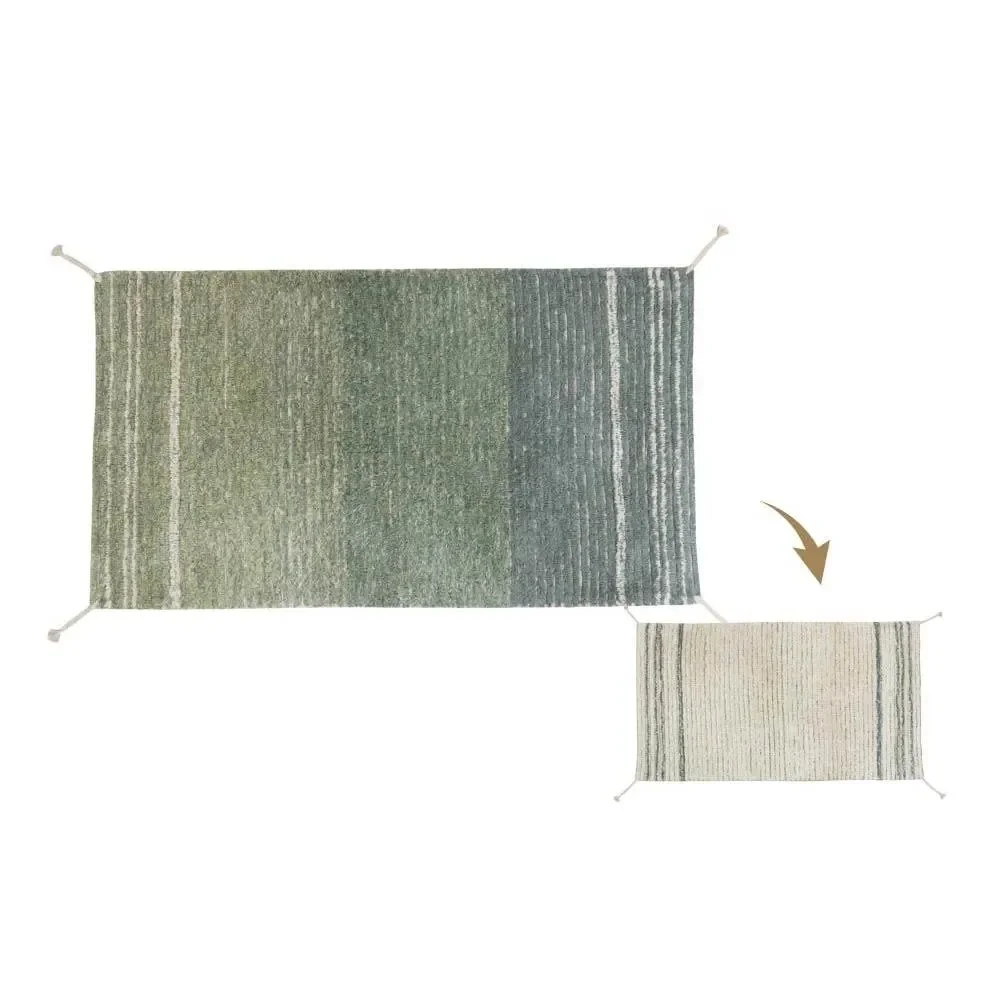 "Lorena Canals zmywalny dywanik dwustronny "Reversible Twin" niebieski, Rozmiar: 80 x 140 cm image"