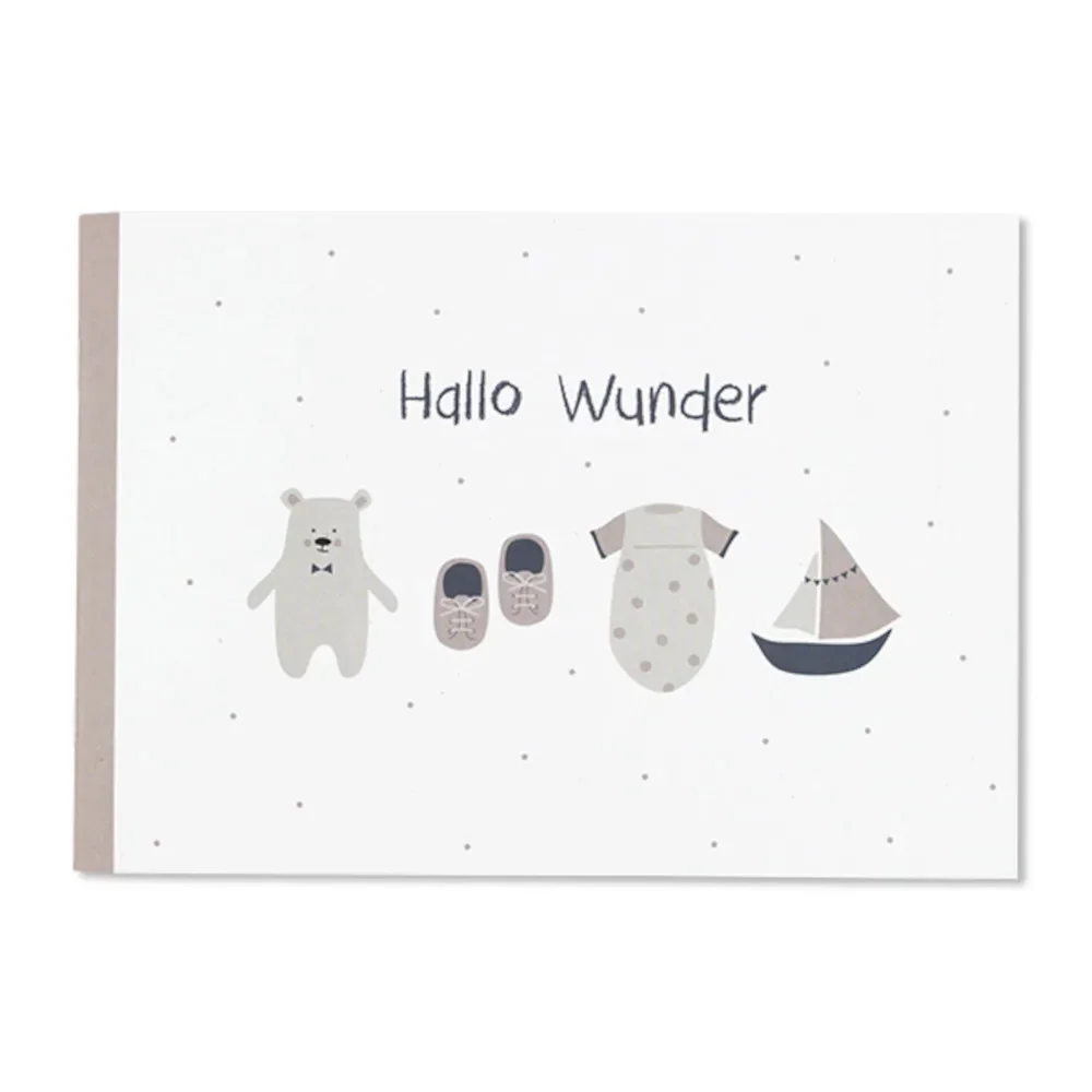 "Ava & Yves książka pamiątkowa "Hello Wonder" różowa image"