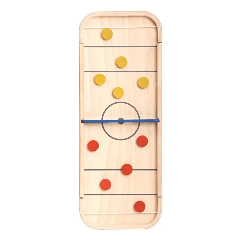 "Plan Toys Kids Shuffleboard 2 w 1 drewno image"