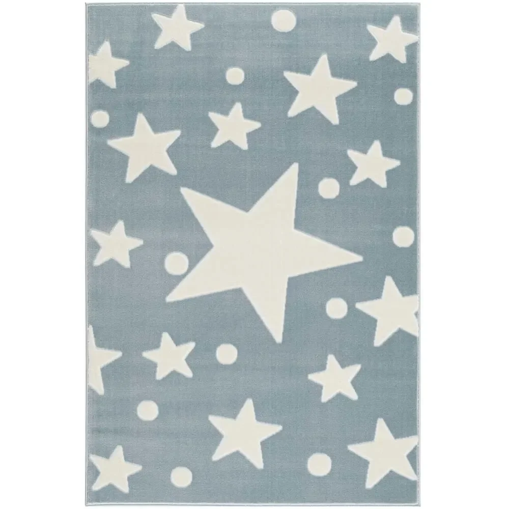 Livone dywan Estrella star & confetti niebieski, Rozmiar dywanu: 120 x 180 cm