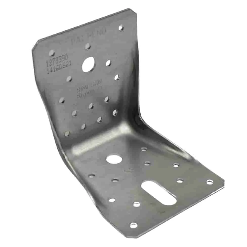Łącznik kątowy 100 x 100 x 90 x 2 mm z żebrem