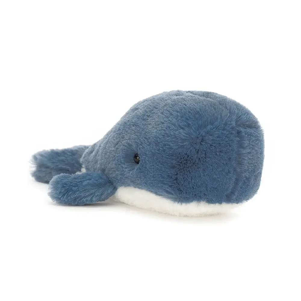 "Jellycat Pluszak, maskotka - Wavelly Whale, Kolor: niebieski image"