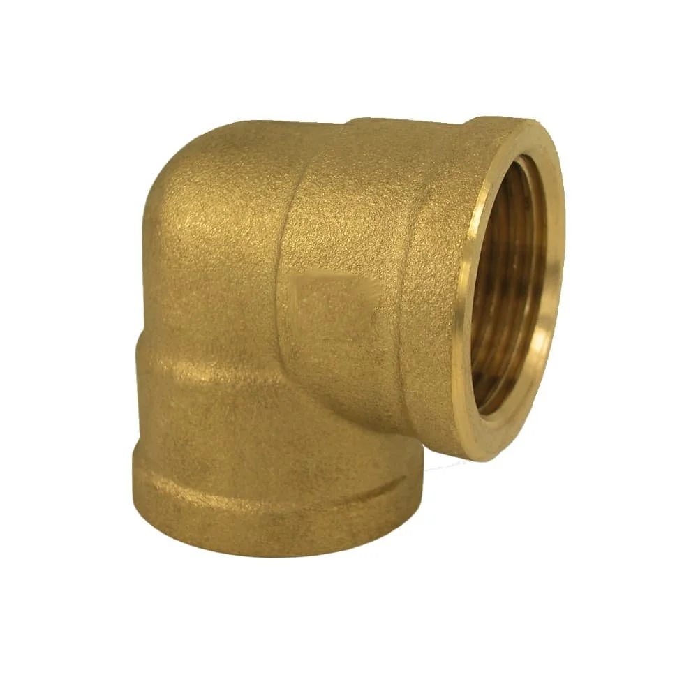 "Kolanko mosiężne 90 stopni, złączka gwintowana 3/4" x 1" image"