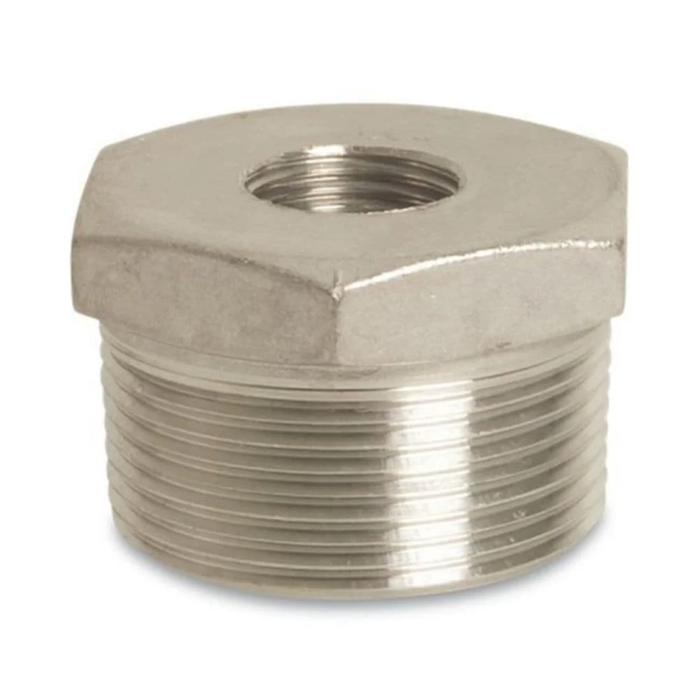 "Złączka gwintowana ze stali nierdzewnej redukcja 1/2" AG x 3/8" IG image"