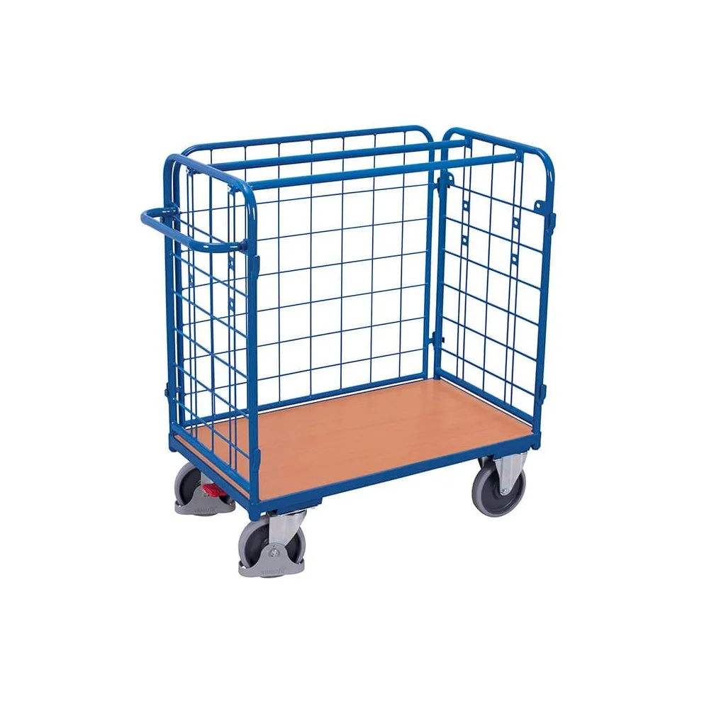 "Wózek trójścienny, wózek platformowy 500kg z EasySTOP image"