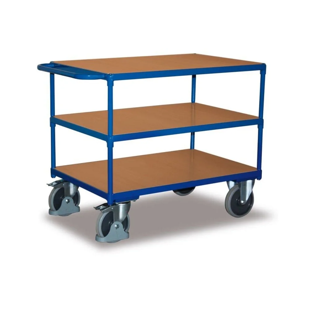 "Wózek Transportowy Warsztatowy 400 kg, 3 Półki, Stalowy image"