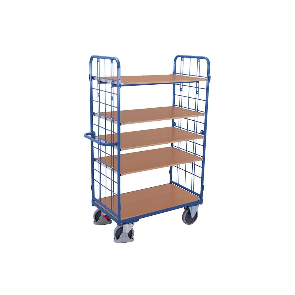 "Wózek transportowy z półkami, 500kg, wózek magazynowy image"