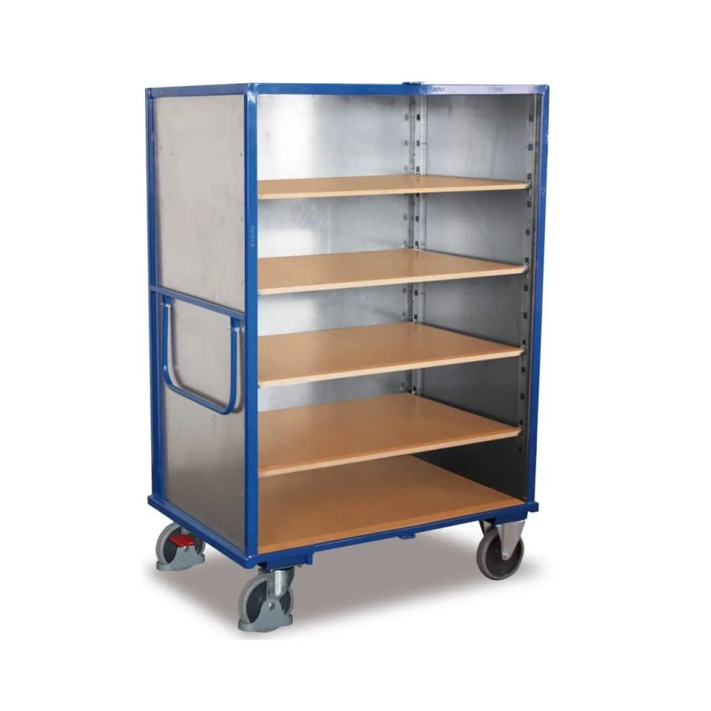 Wózek Etażowy Warsztatowy, Stalowy, 5 Półek, 500kg, EasySTOP