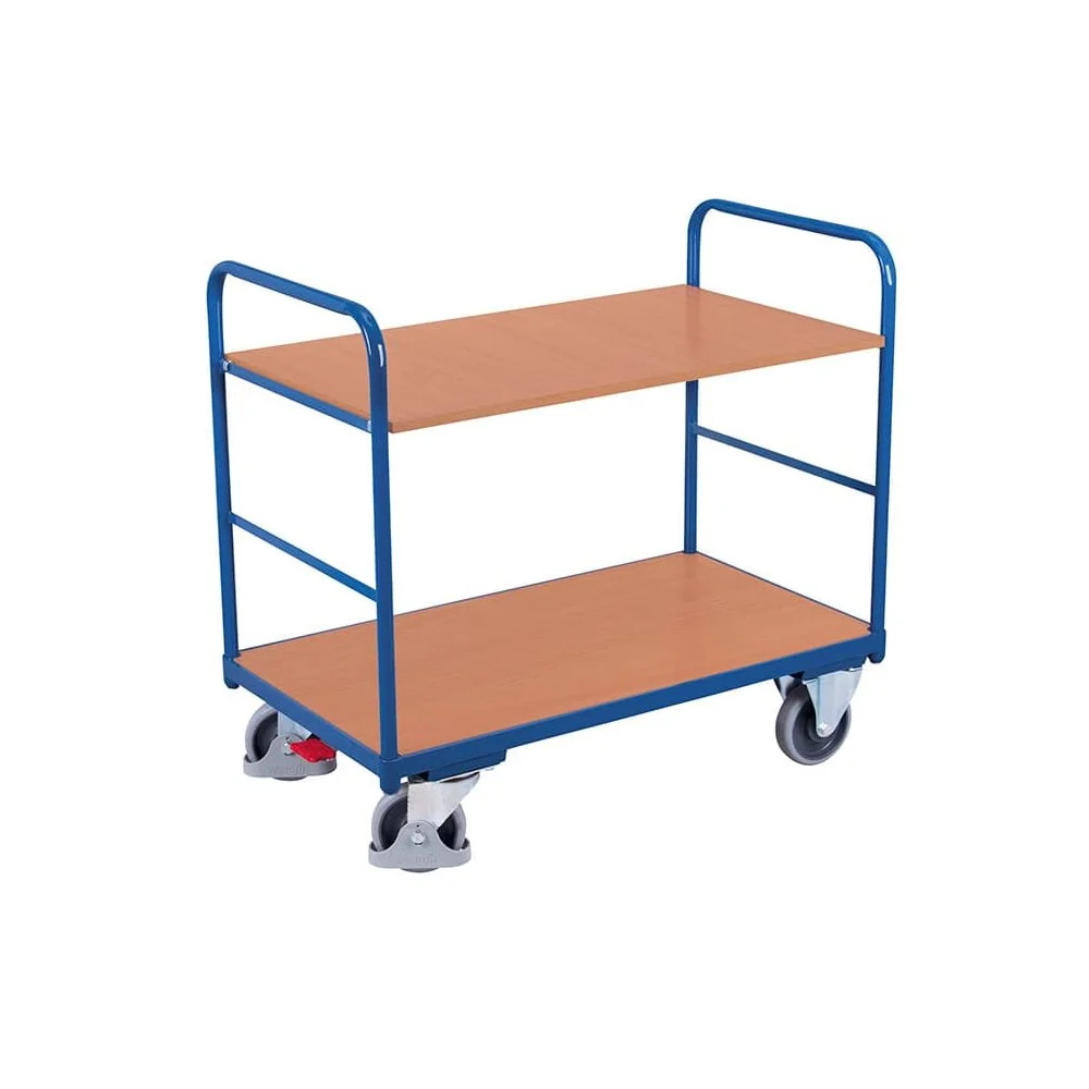 "Wózek warsztatowy dwupoziomowy 250kg EasySTOP - wózek transportowy image"