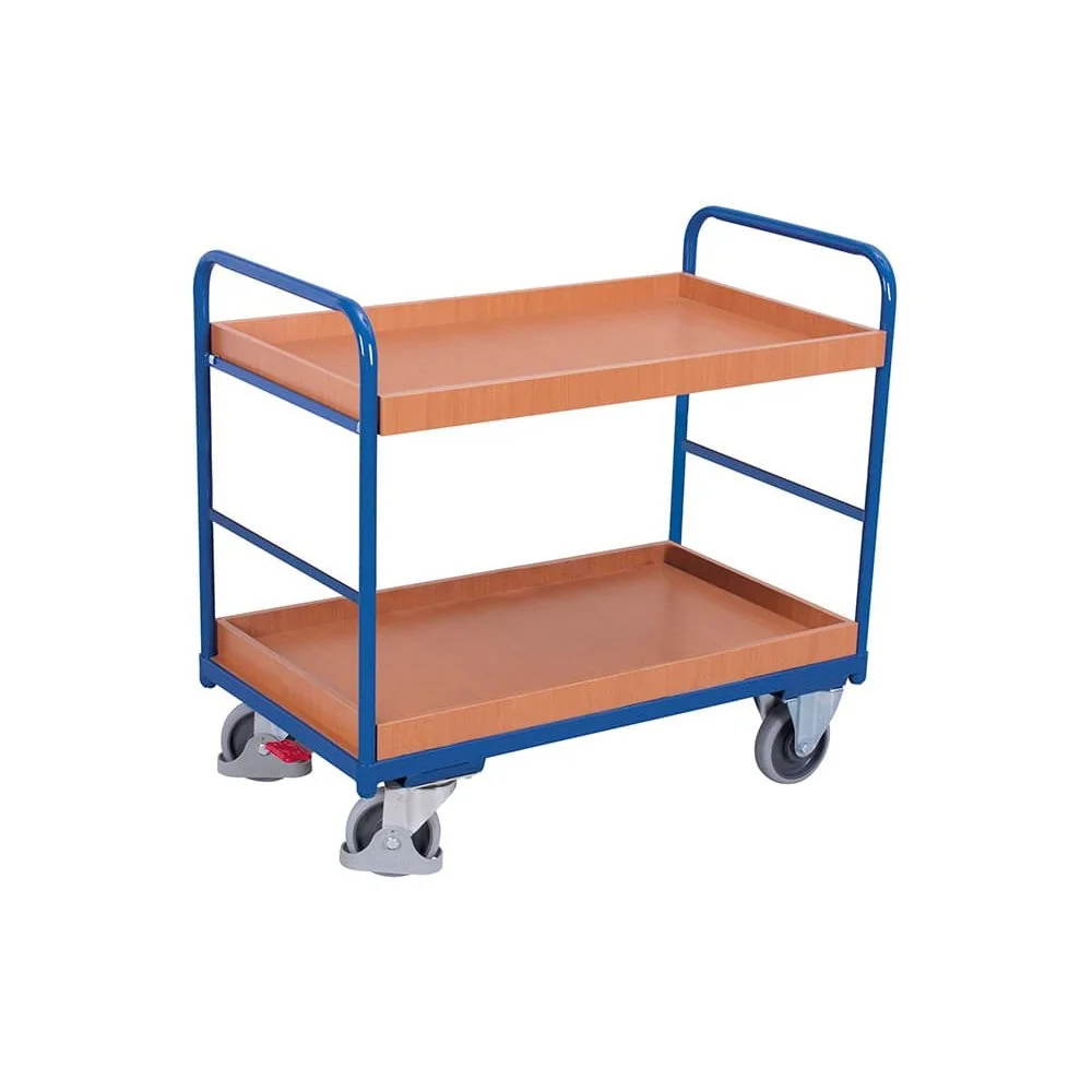 "Wózek piętrowy wysoki 5 półek 250 kg nośności Typ XL + EasySTOP image"