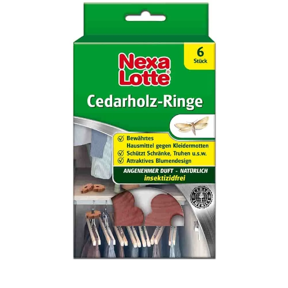"NEXA LOTTE® Pierścienie z drewna cedrowego 6 szt. image"