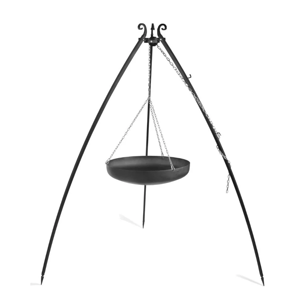 "Wok na Trójnogu 200 cm, Palenisko Ogrodowe, Duży Wok Stalowy 70 cm image"