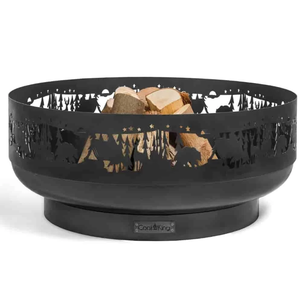 "Miska paleniskowa Forest 80 cm – Palenisko ogrodowe stalowe image"