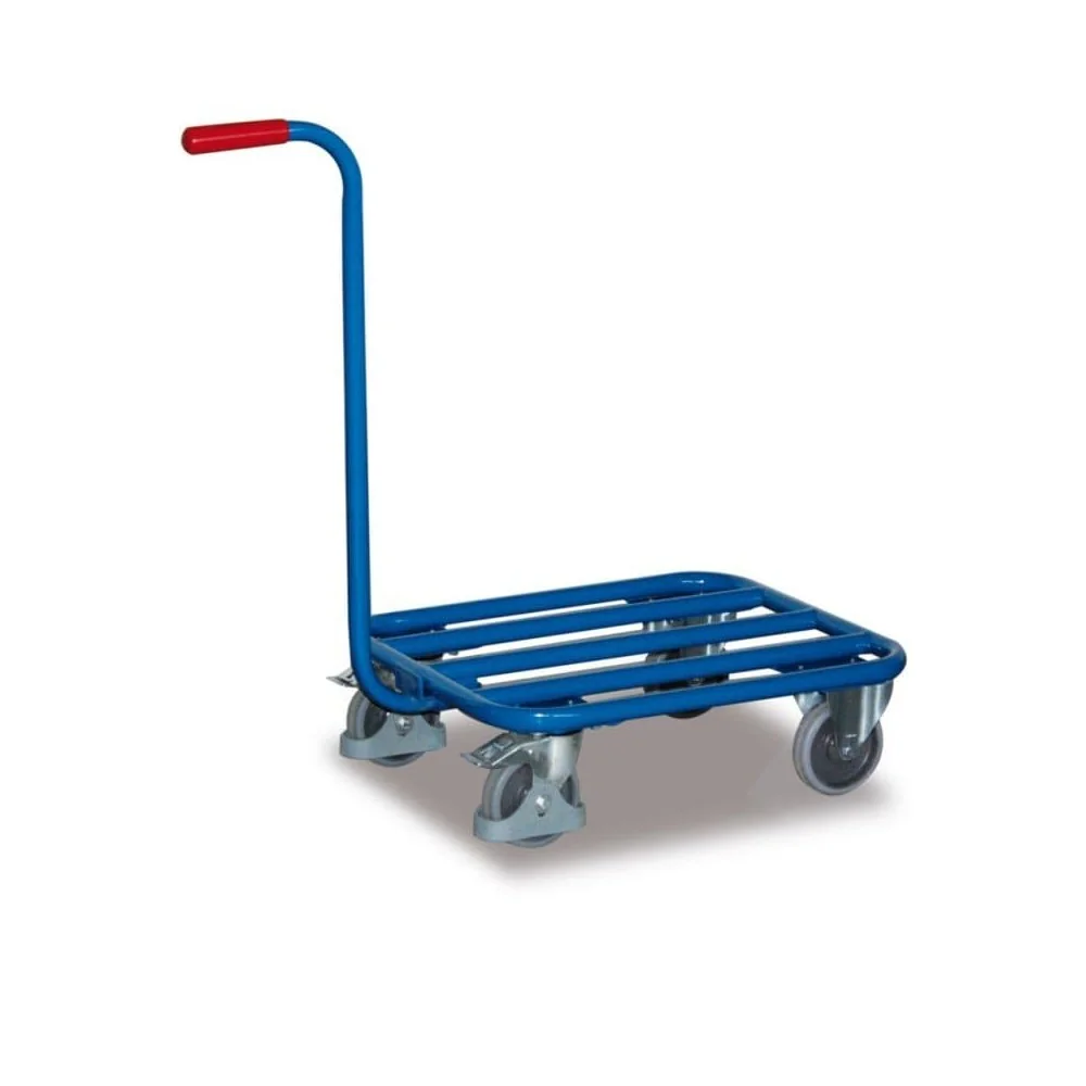 "Wózek transportowy stalowy z hamulcem, 250kg image"