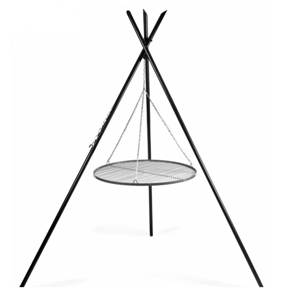Grill Tipi na Trójnogu, Ruszt Stal Nierdzewna 70 cm