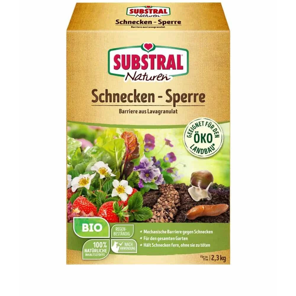 "Naturalna bariera na ślimaki 2,3 kg, Granulat lawowy image"
