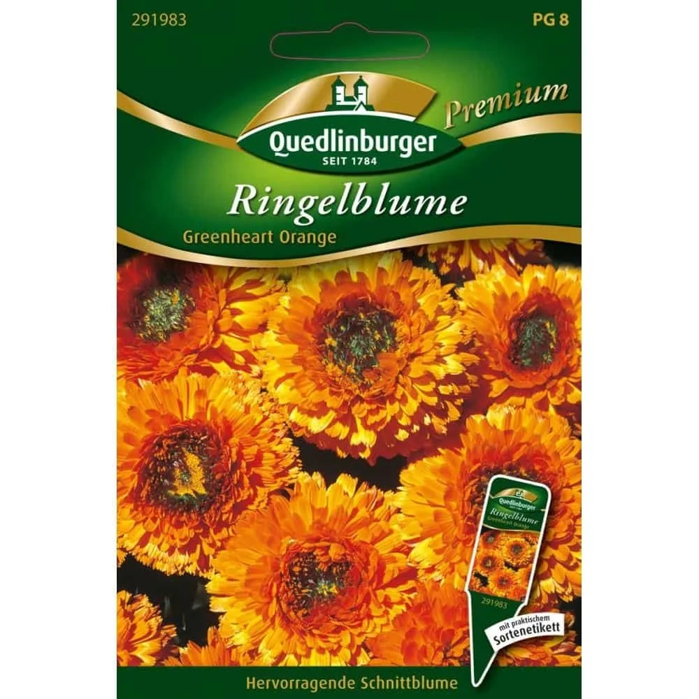 "Nagietek, Greenheart orange image"